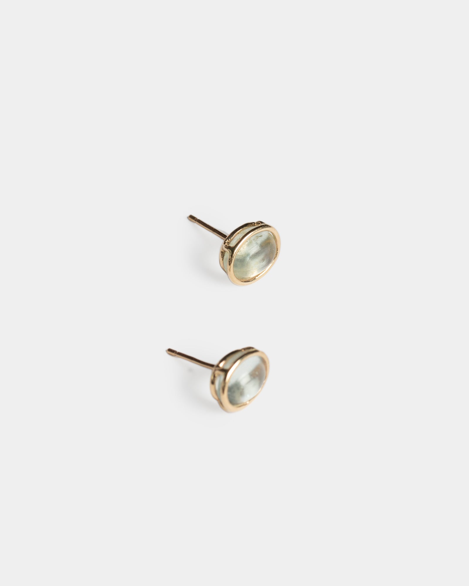 14k Palest Sky Floating Studs