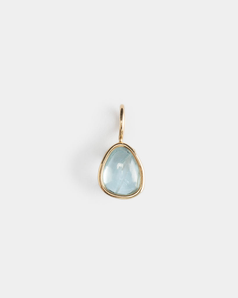 14k Petite Aquamarine Floating Pendant