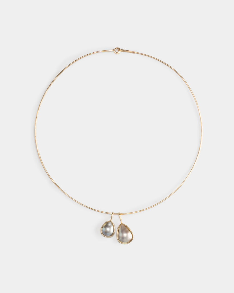 14k Petite Mabé Pearl Pendant