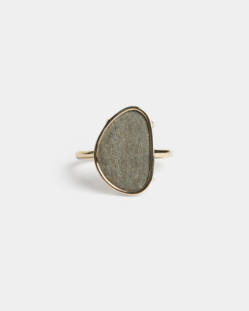 14k Island Stone Floating Ring