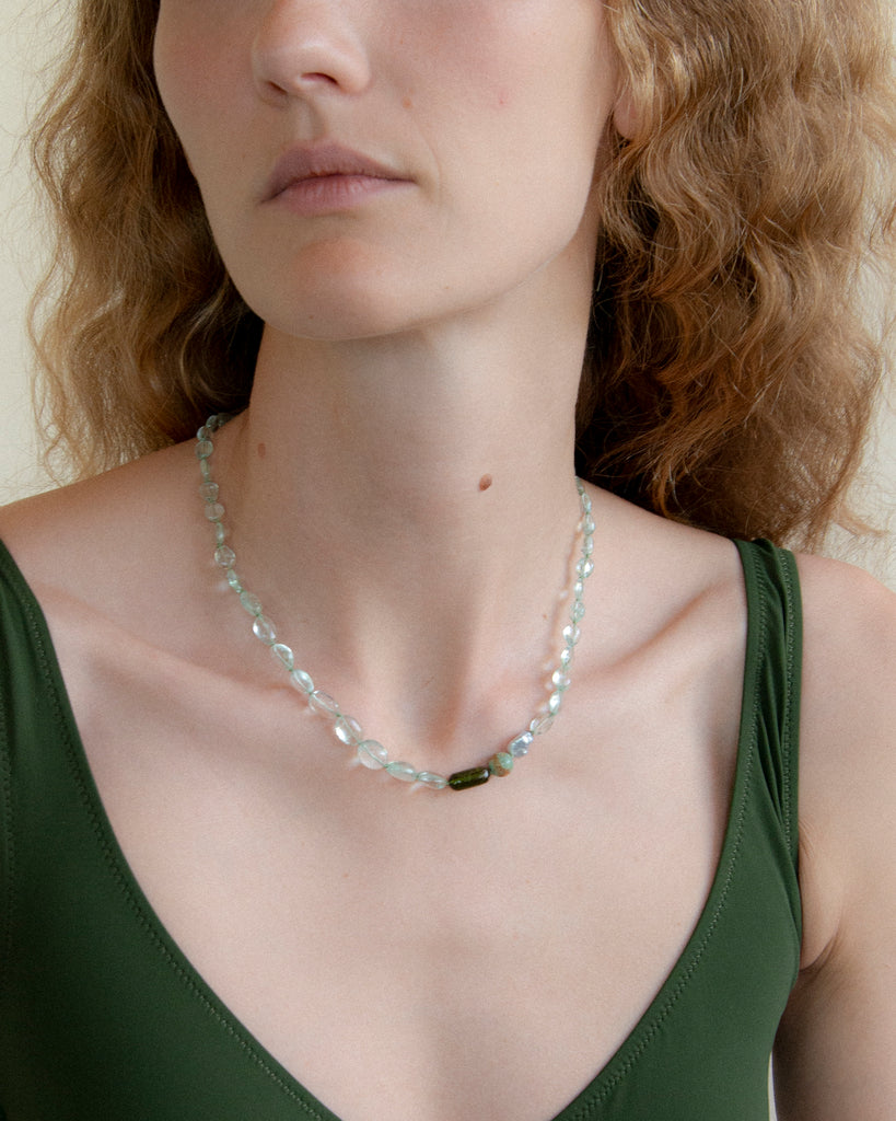 14k Light on the Grass Layering Necklace