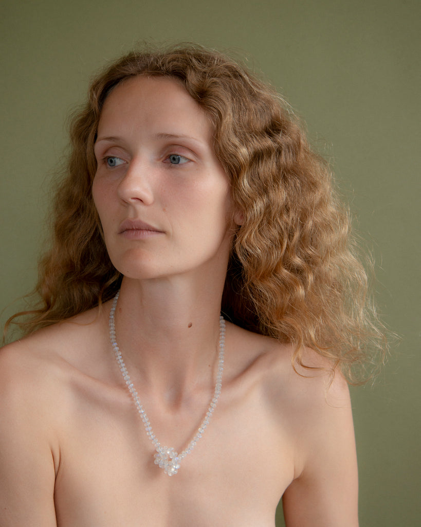 14k Moonstone Layering Necklace