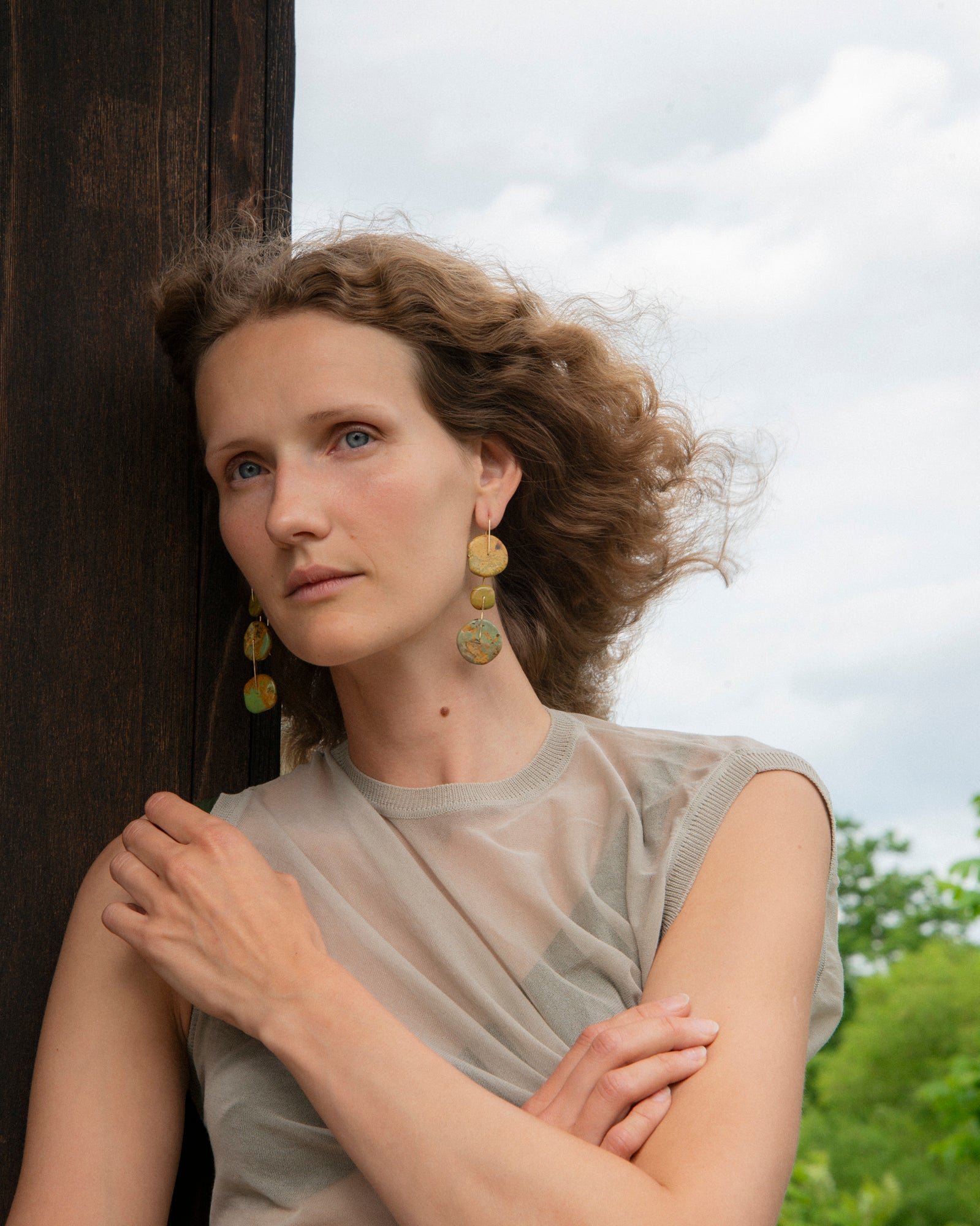 Lichen Mobile Drop Earrings