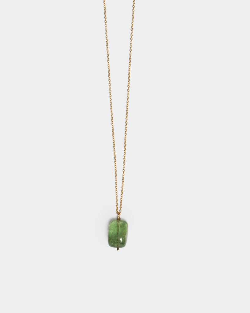 Green Apple Drop Necklace