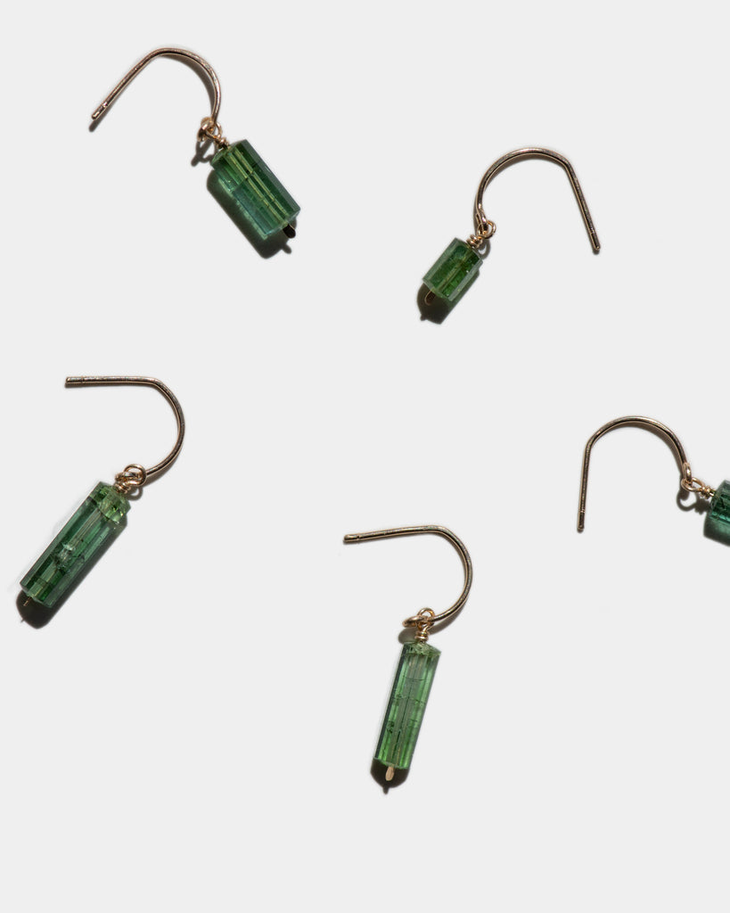 14k Pines Charm Earring