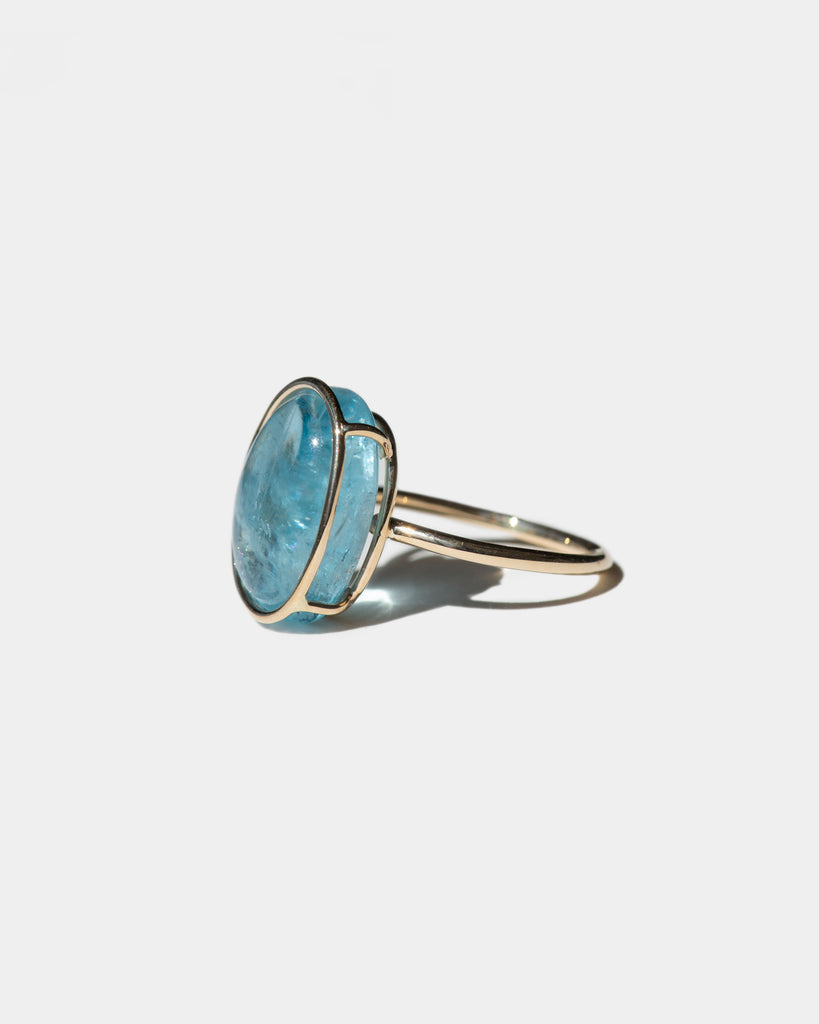 14k Swirling Skies Ring