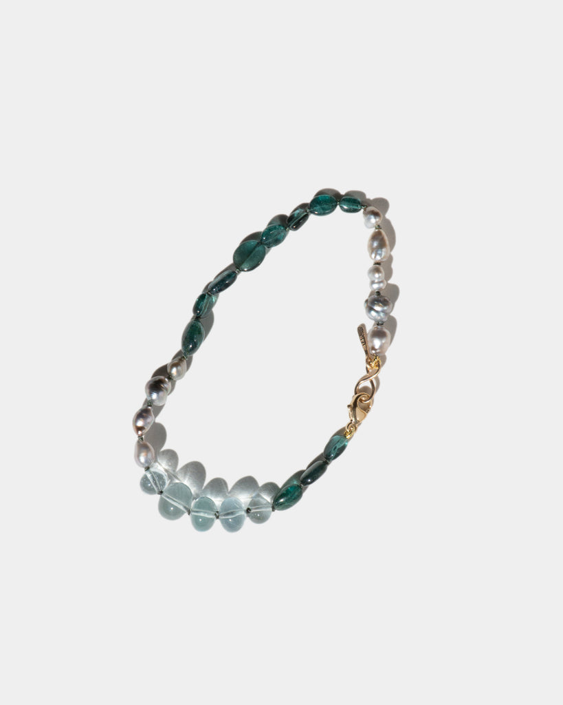 14k Lakes and Ocean Layering Bracelets