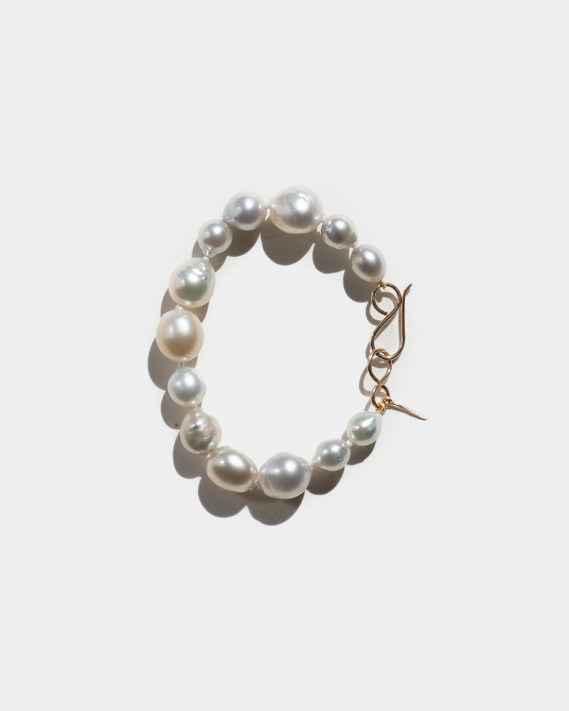 14k Tahitian Pearl Layering Bracelet
