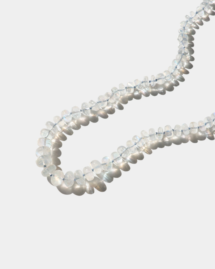 14k Rainbow Moonstone Layering Necklace