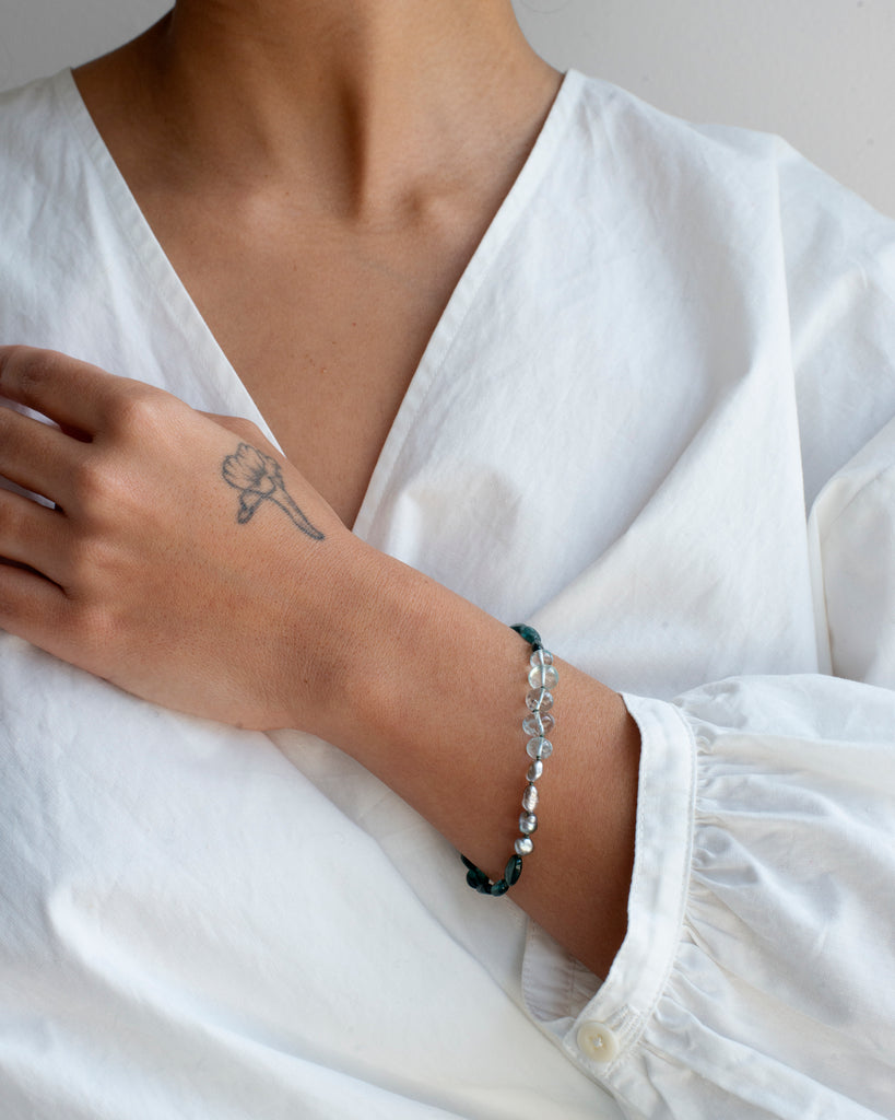14k Lakes and Ocean Layering Bracelets