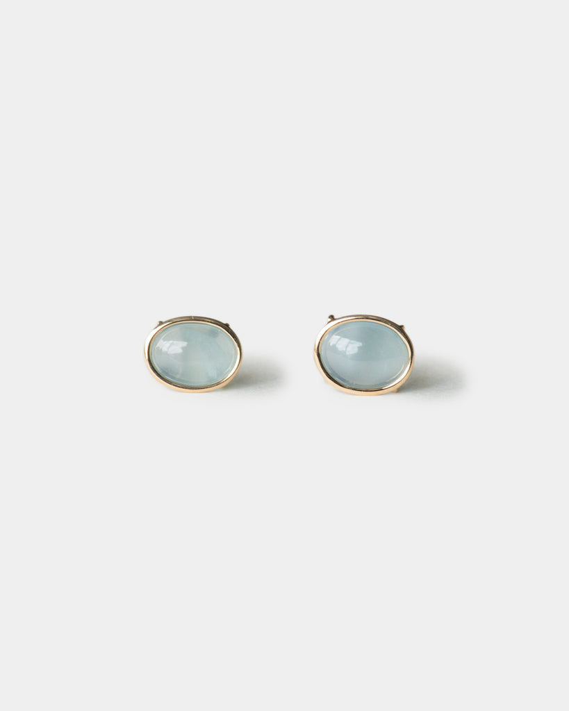 14k Misty Blue Floating Studs