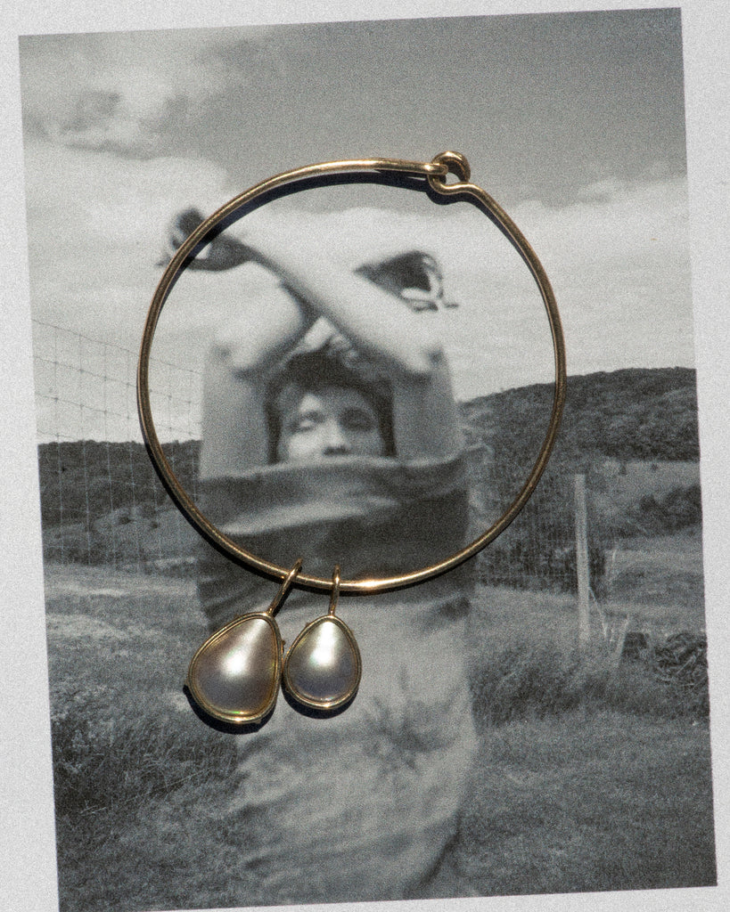 14k Petite Mabé Pearl Pendant