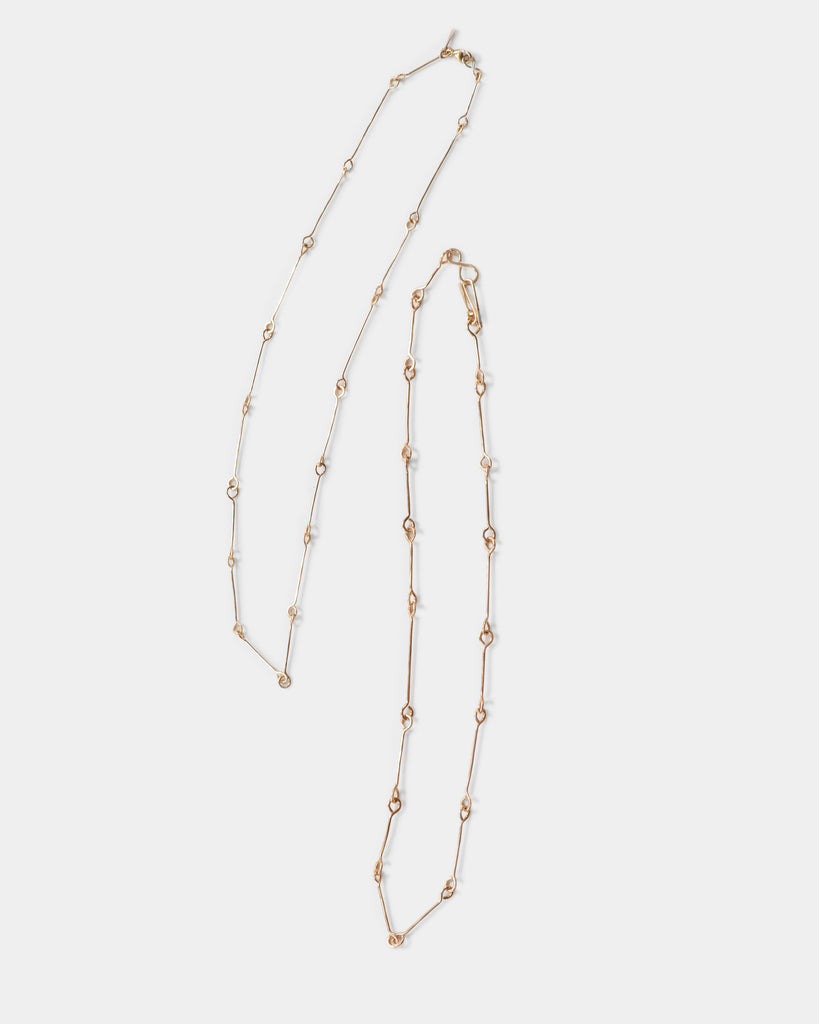 14k Bone Chain Necklace