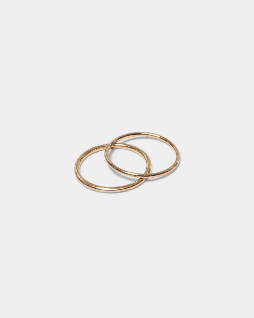 14k Simple Wedding Band