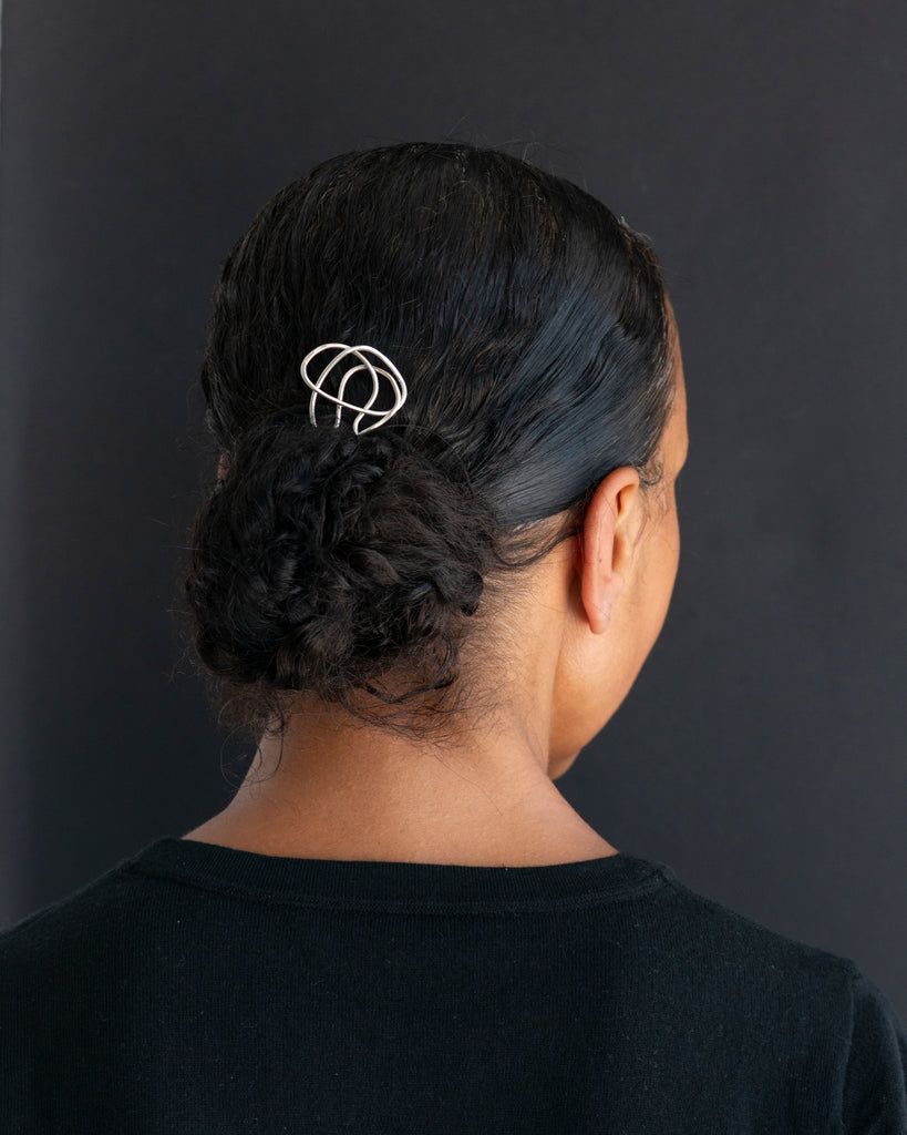Line Drawing Hair Pin