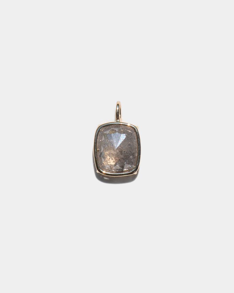 14k Salty Diamond Floating Pendant
