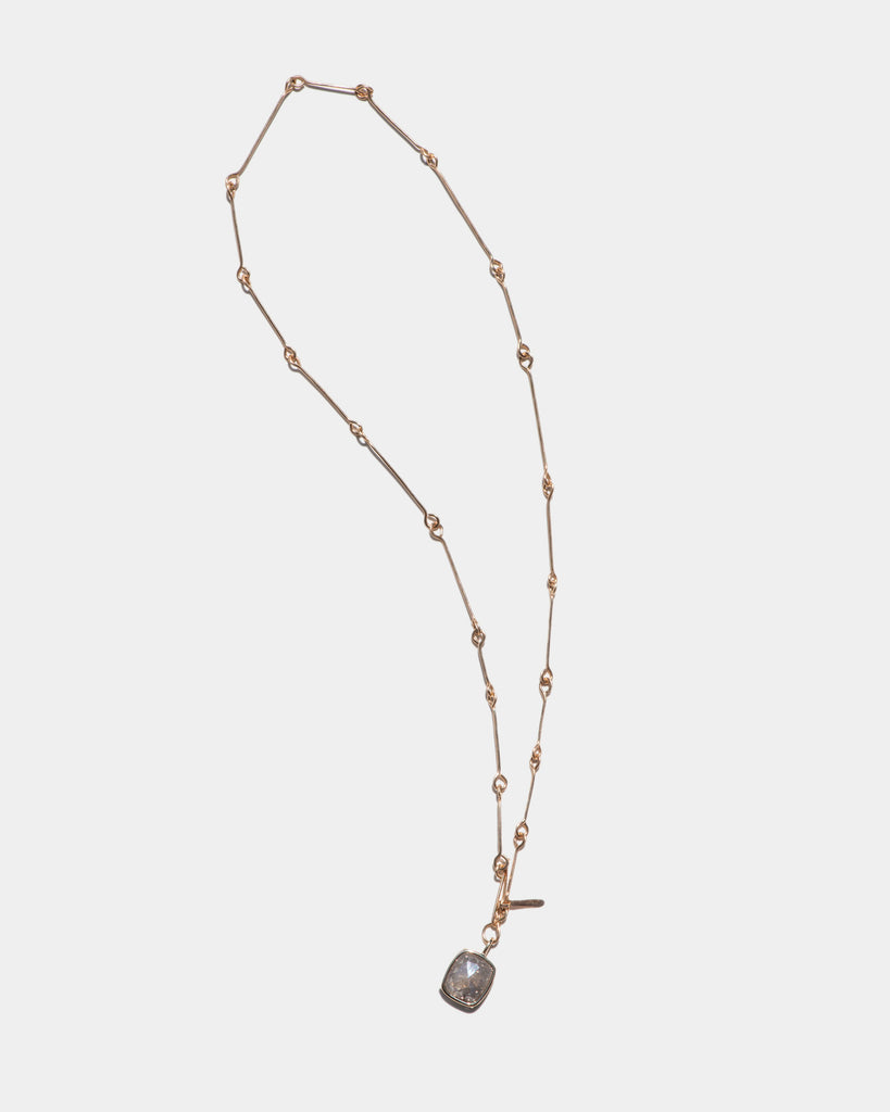 14k Salty Diamond Floating Pendant