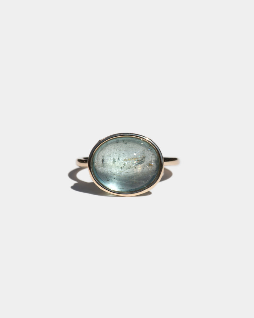 14k Driftwood Sky Floating Ring