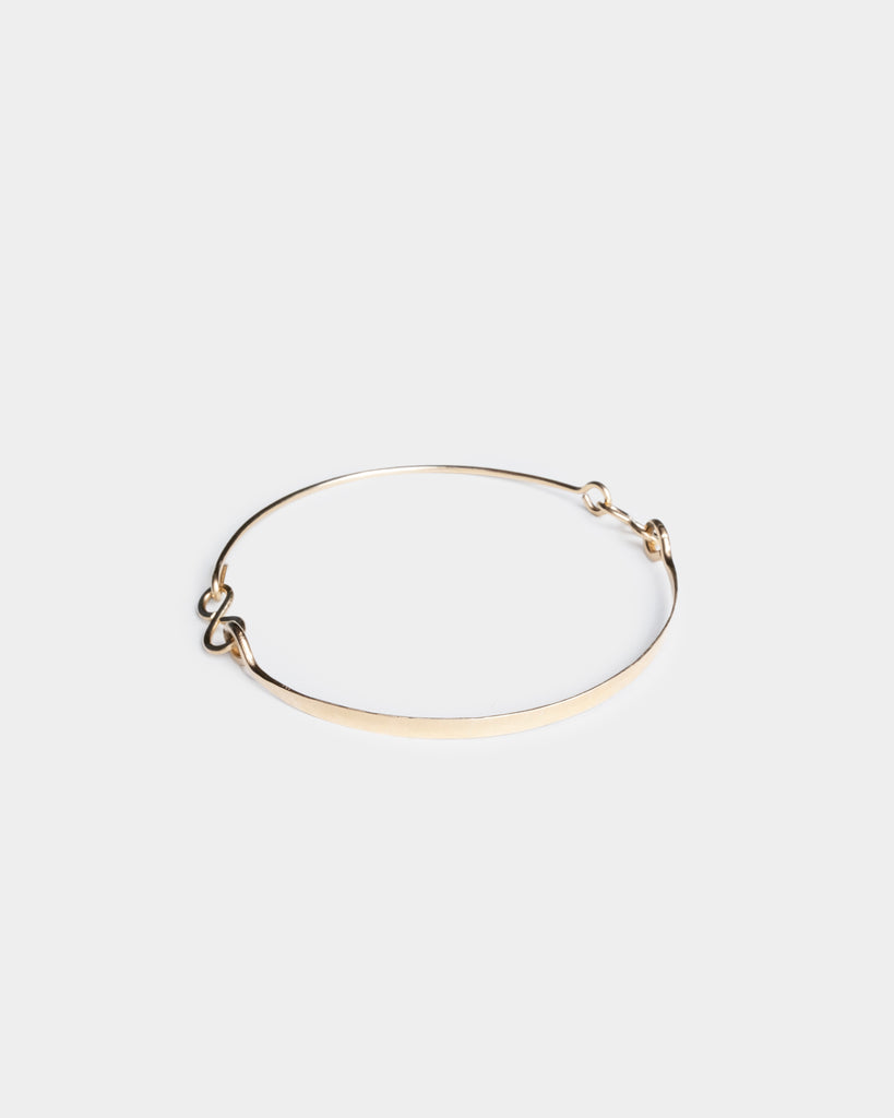 14k Rudimentary Bangle