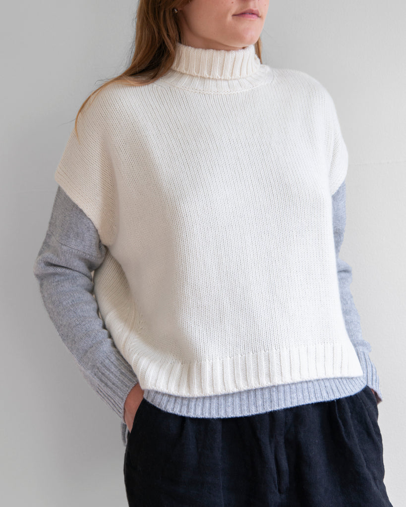 Organic by John Patrick - Gilet in Off White