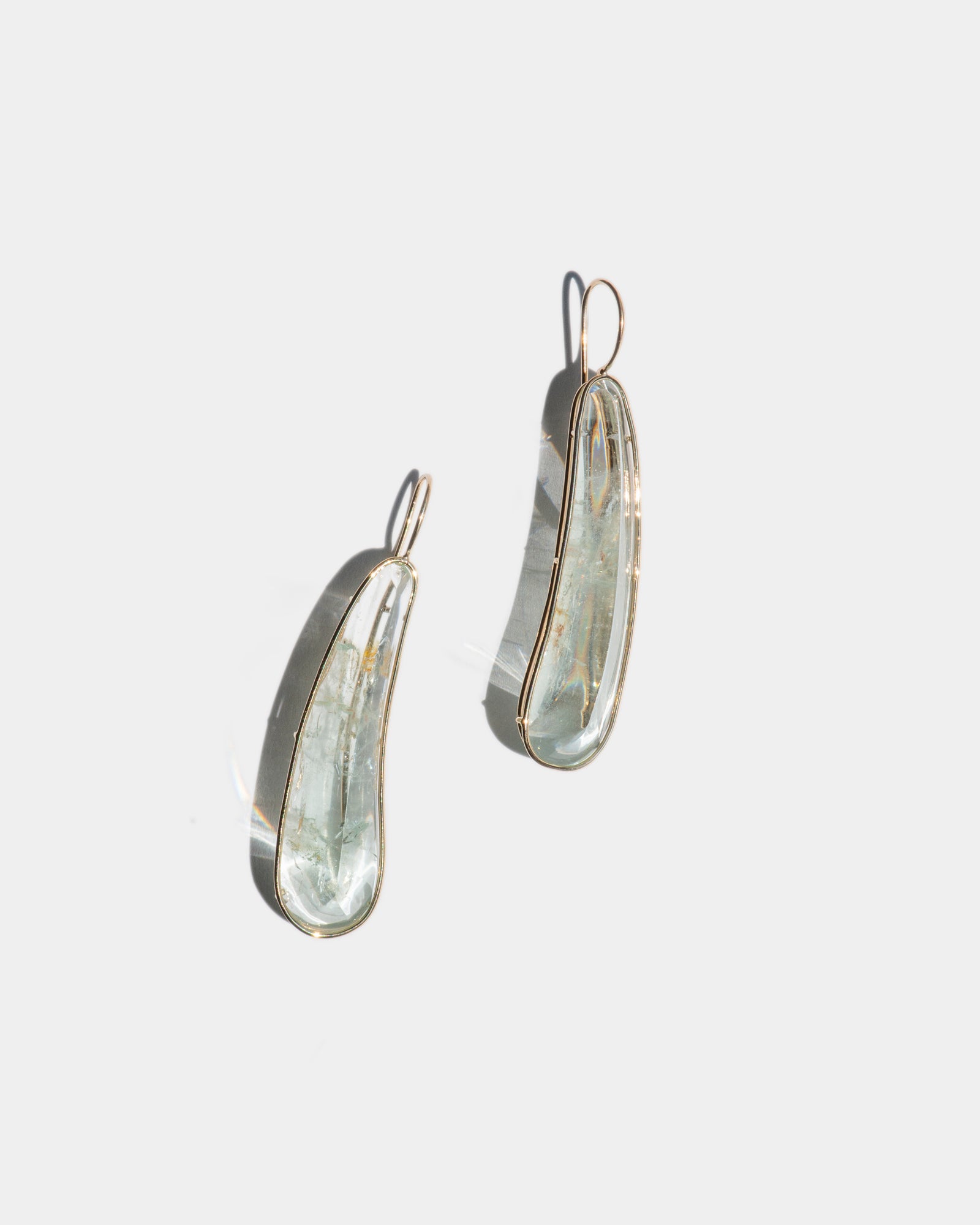 14k Soft Echo Drop Earrings