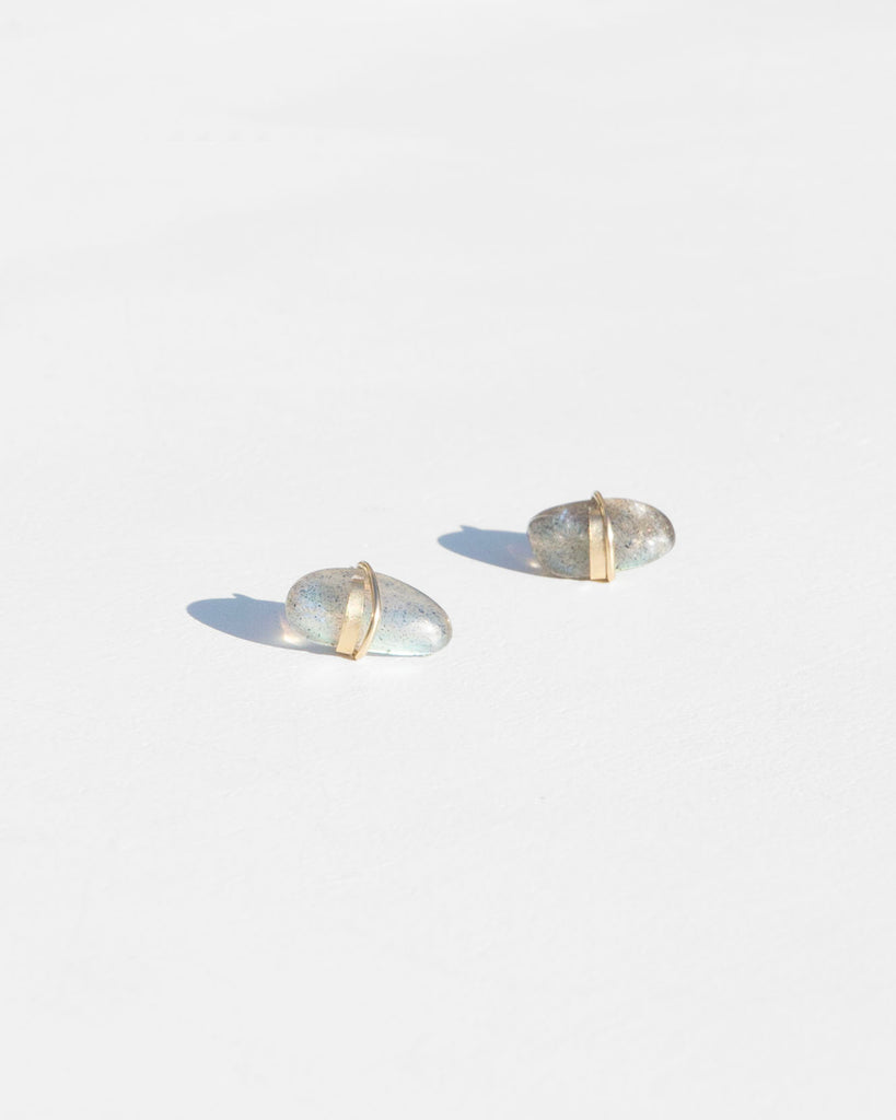 Labradorite Studs