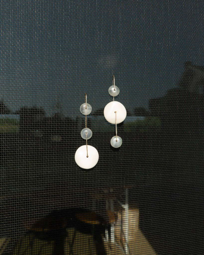 Whitewash Mobile Earrings
