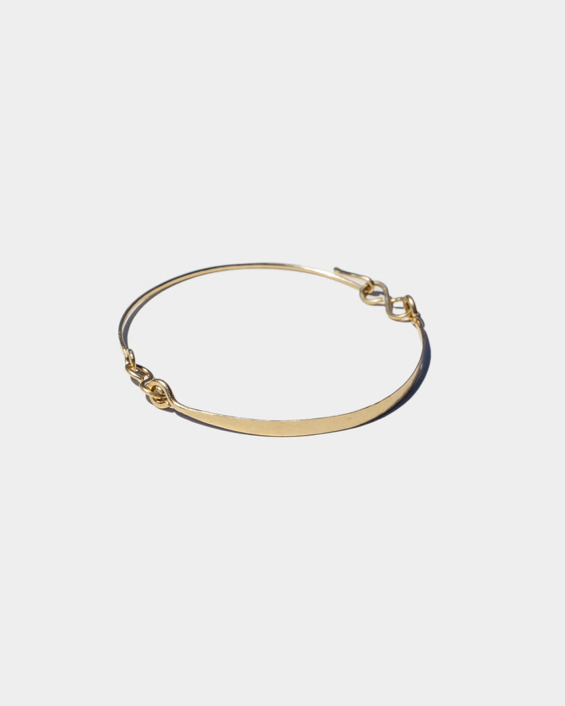 14k Rudimentary Bangle