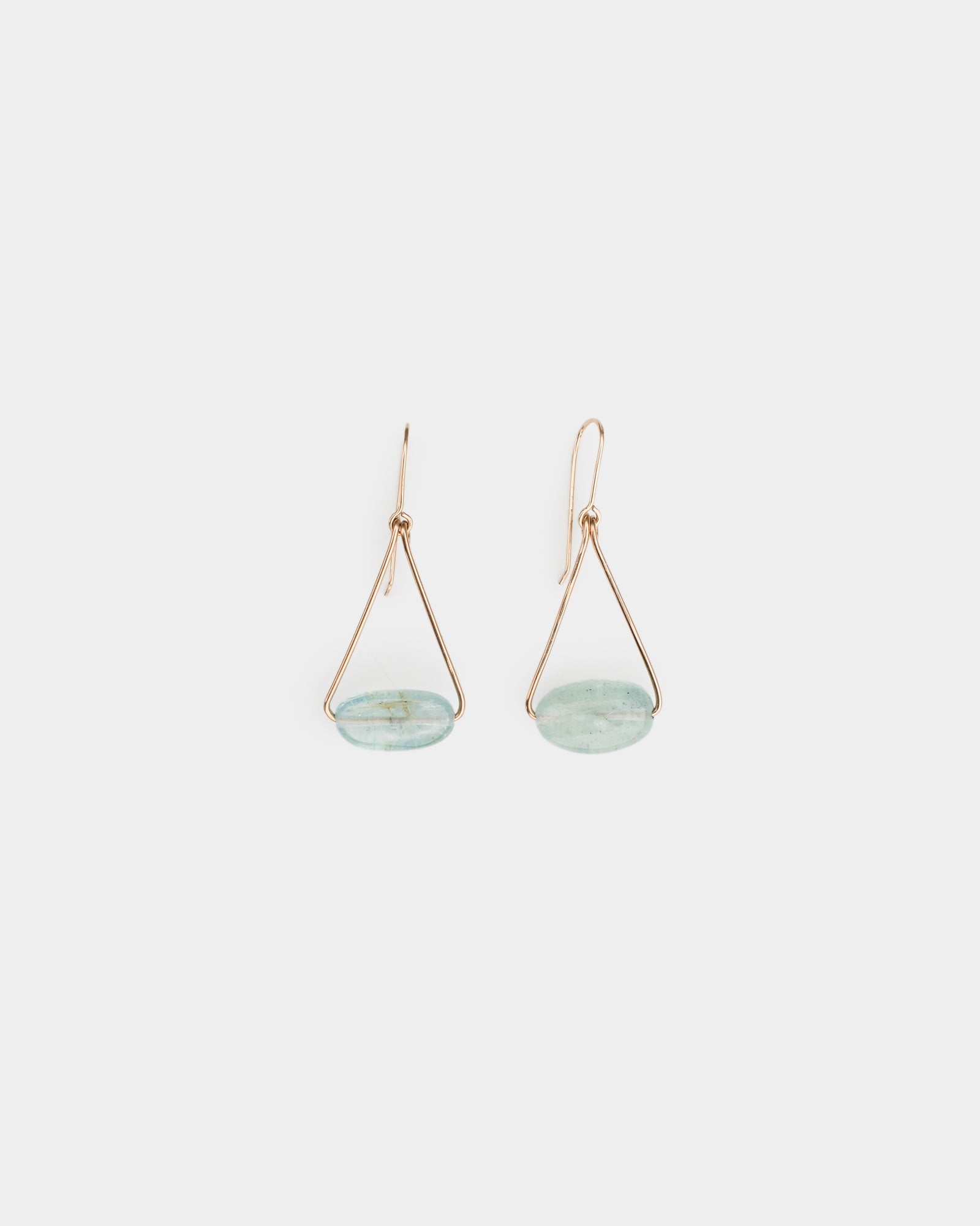 Aquamarine Pendulum Earrings