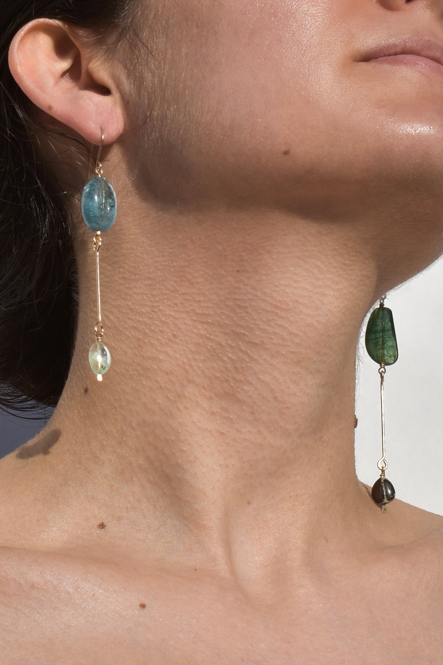 14k In Love with Two Places Earrings