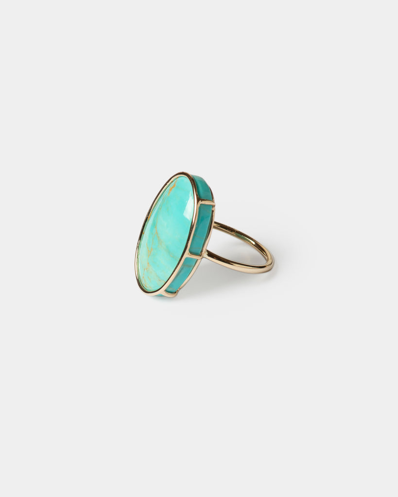 14k Robins Egg Ring