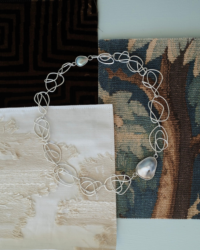 Pearls and Lace Necklace