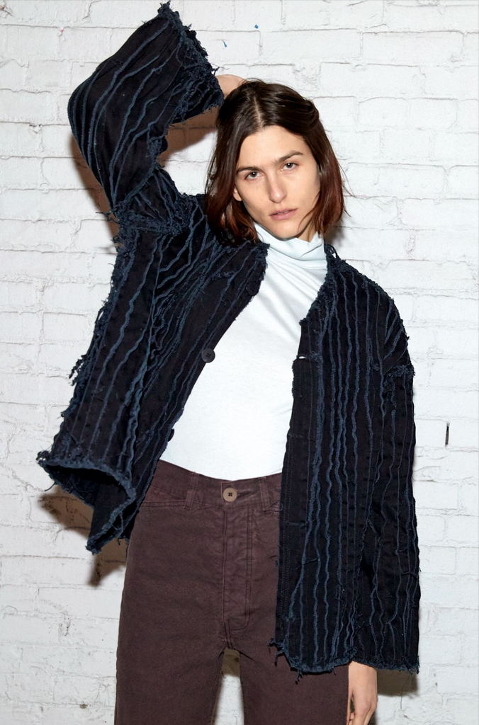 Jesse Kamm - Baleen Jacket in Denim/Black