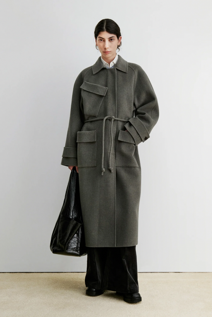 Rachel Comey - Alves Trench in Grey Melange