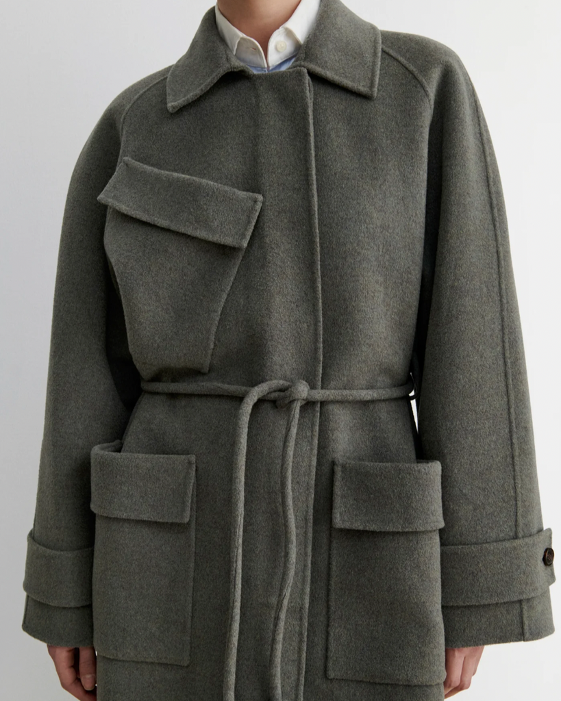 Rachel Comey - Alves Trench in Grey Melange