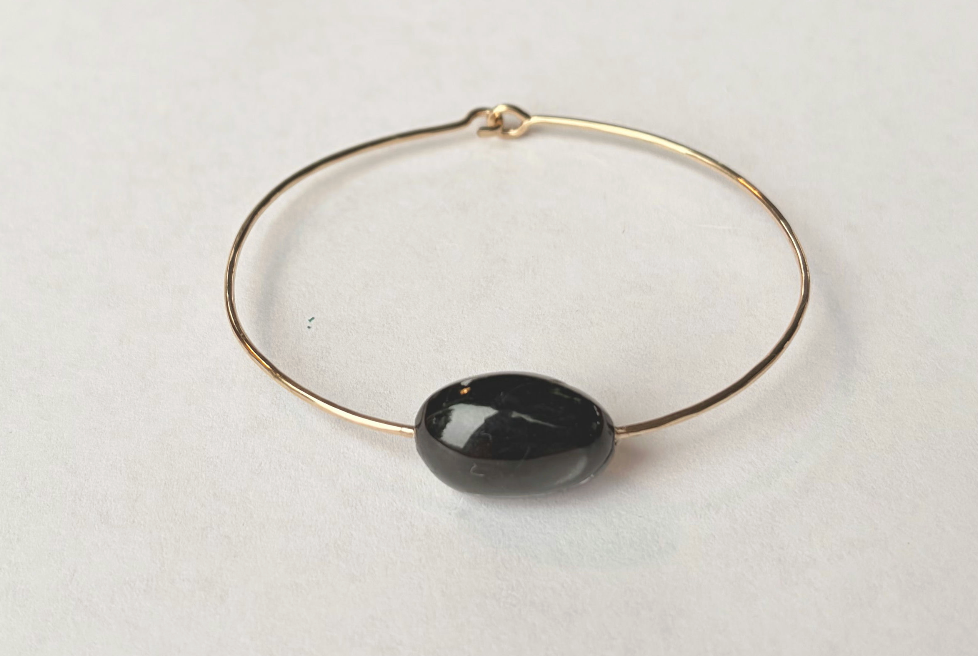 Black Opal Cuff Bracelet