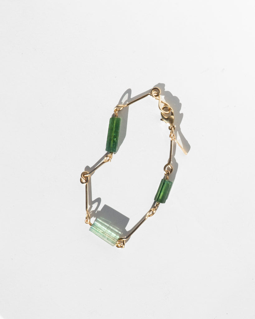 14k Genévrier Bone Chain Bracelet
