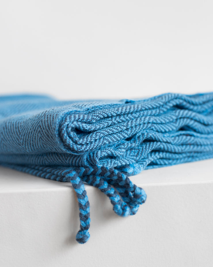D. Bryant Archie - Dakar Blanket in Ocean | Indigo
